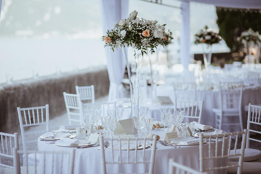 Allestimenti matrimonio Villa Aura del Lago di Como