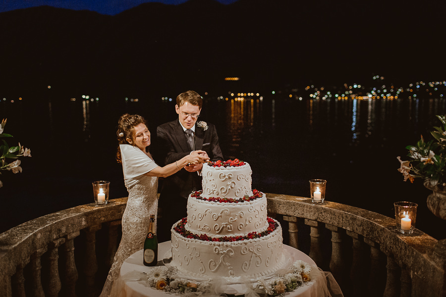 torta nuziale - matrimonio Villa Aura del Lago