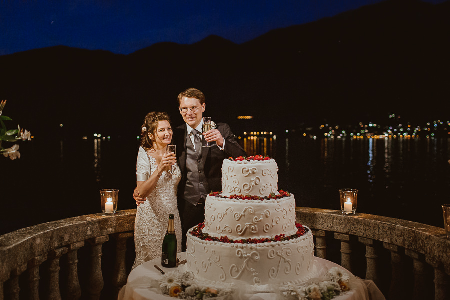 torta nuziale - matrimonio Villa Aura del Lago