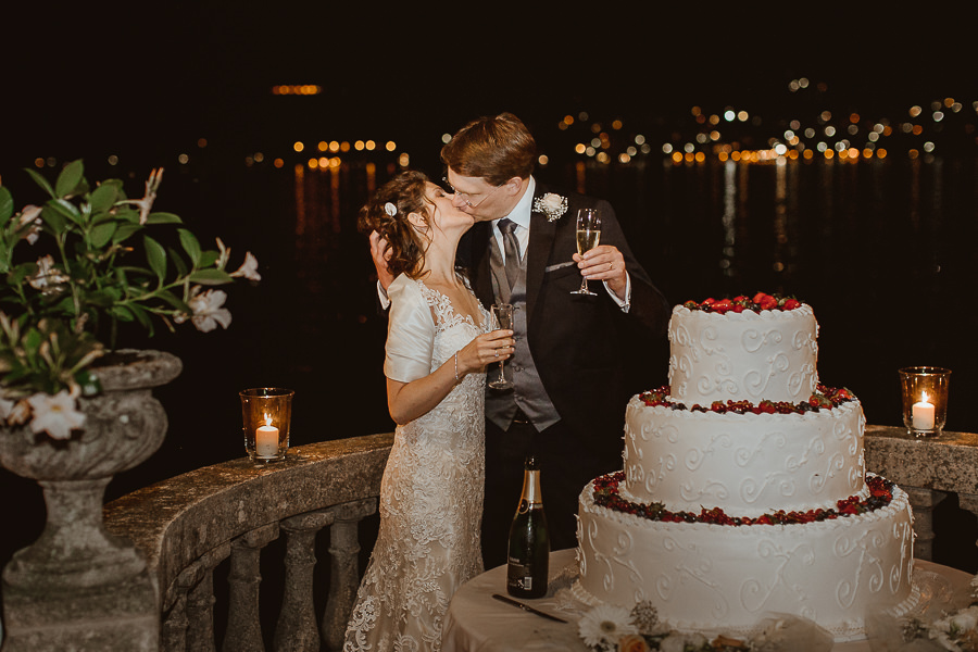 torta nuziale - matrimonio Villa Aura del Lago
