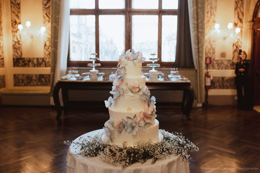 taglio torta Ca Vendramin Venezia