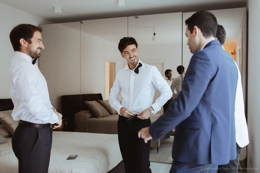 vestizione sposo matrimonio Venezia