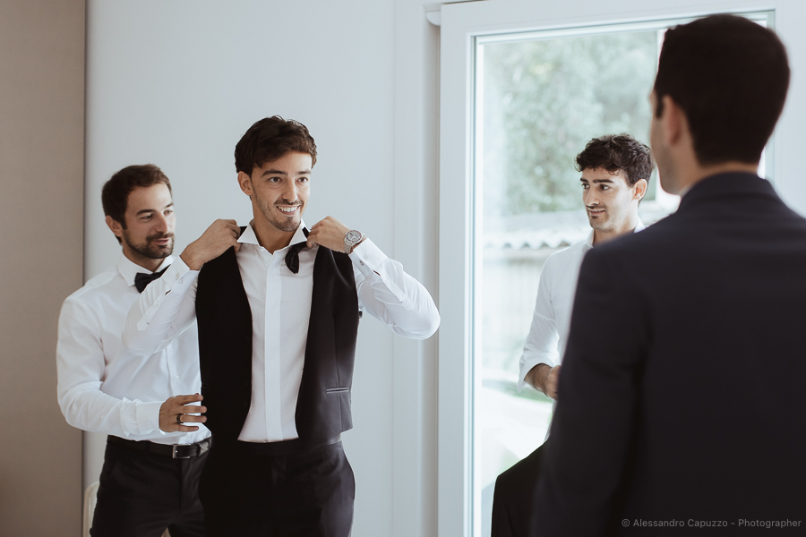 vestizione sposo matrimonio Venezia