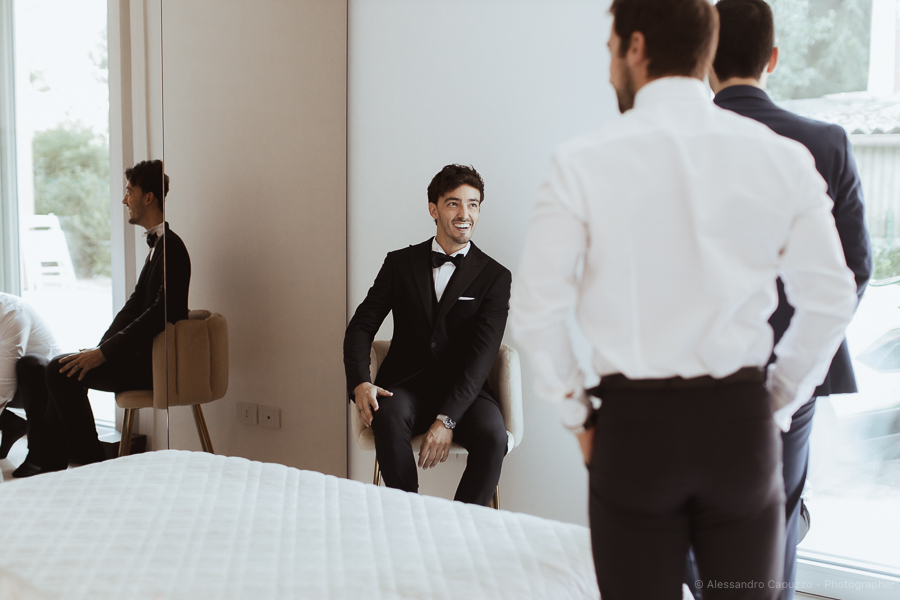 vestizione sposo matrimonio Venezia