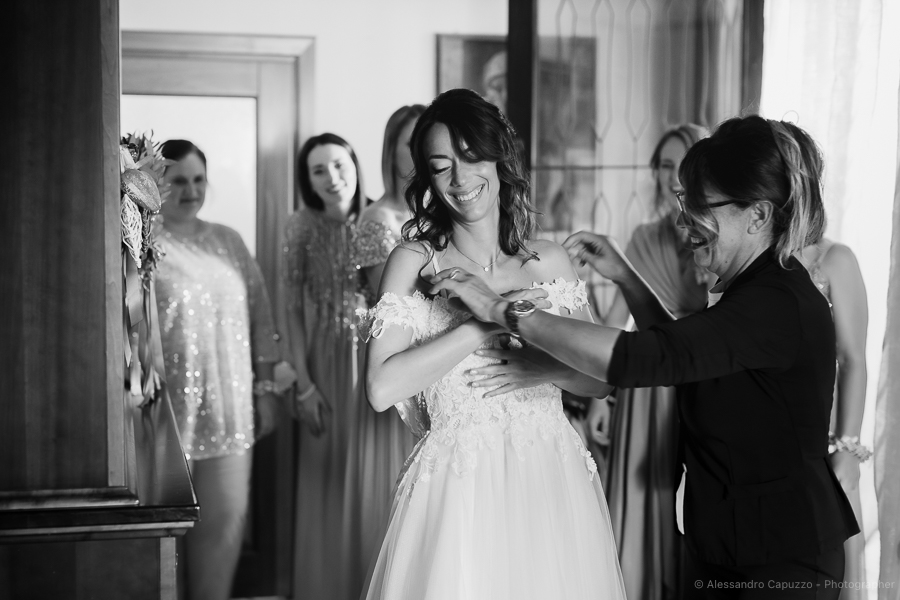 vestizione sposa Venezia