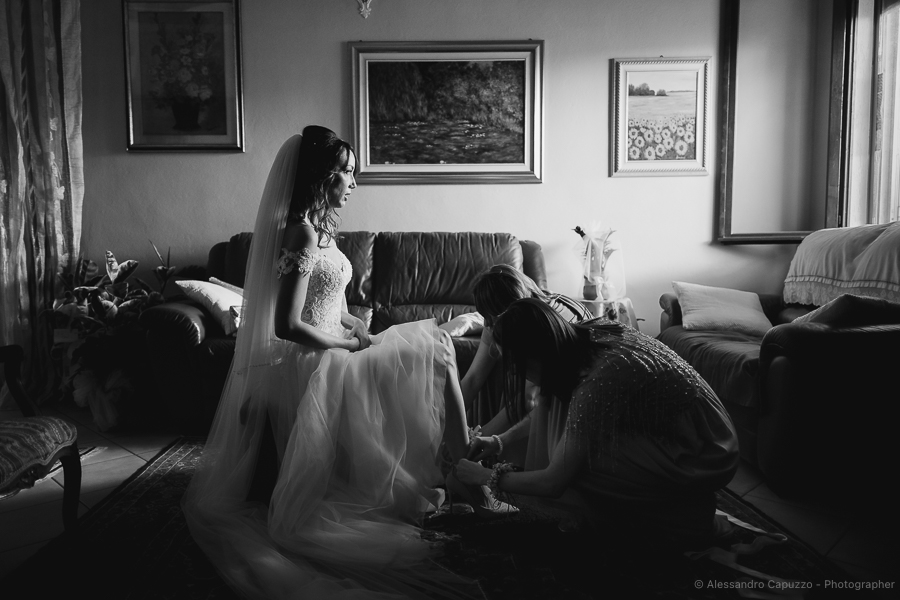 vestizione sposa Venezia