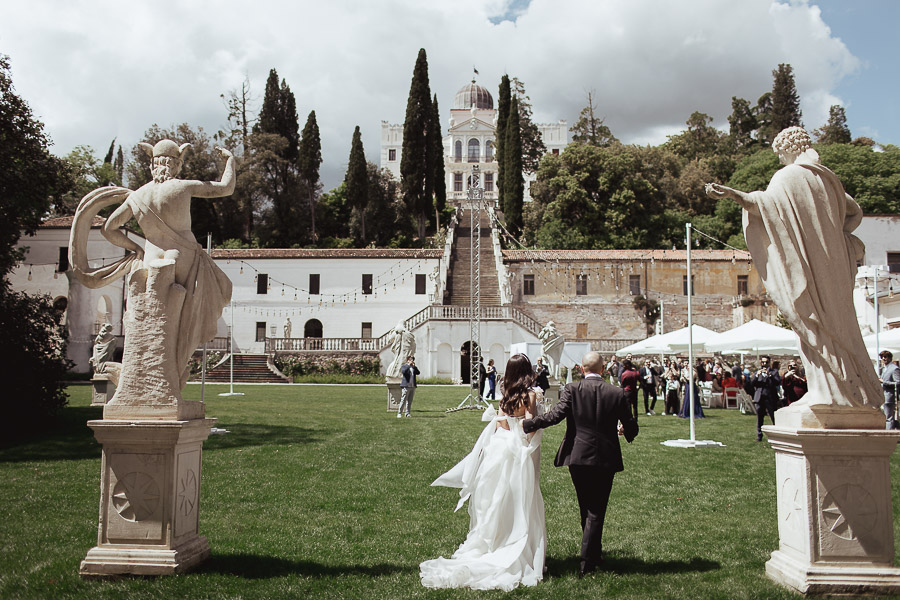 matrimonio villa Selvatico parco