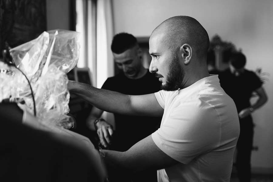 vestizione sposo padova