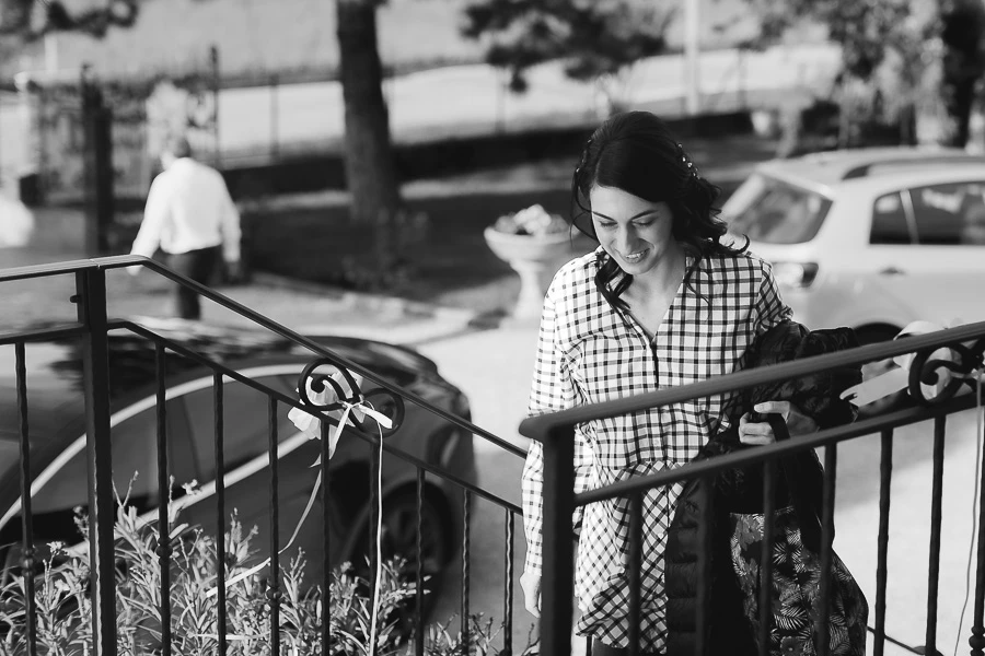 arrivo a casa della sposa