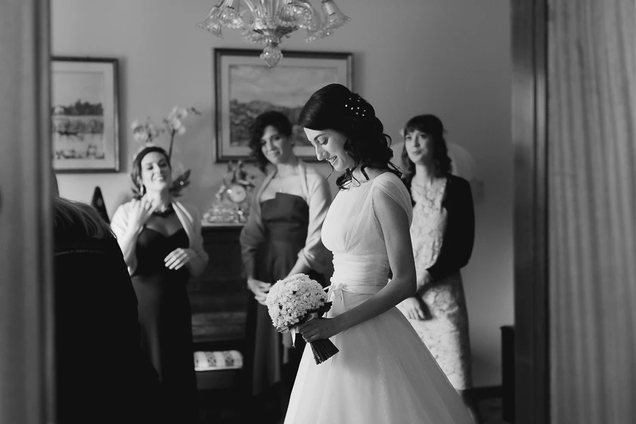 vestizione della sposa