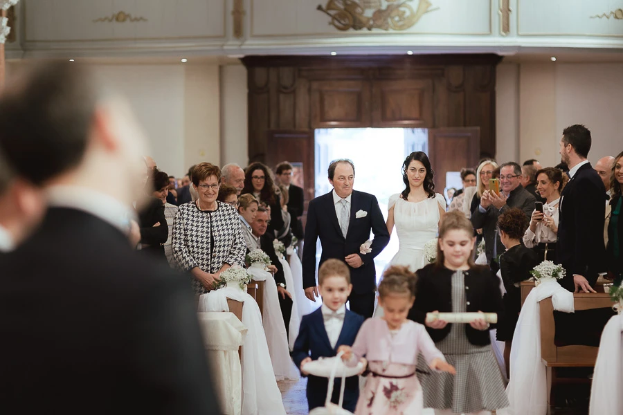 ingresso sposa matrimonio chiesa Orgiano