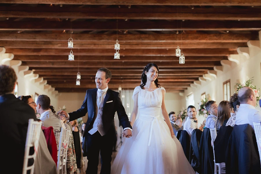 Ingresso sposi matrimonio Villa di Montruglio