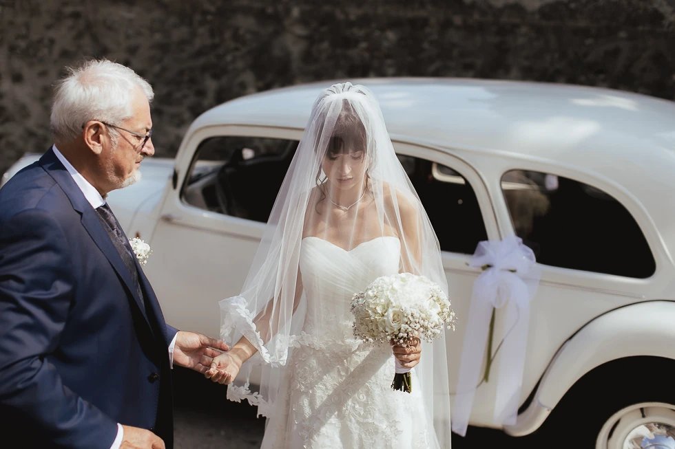 arrivo della sposa chiesa di San Martino Luvigliano di Torreglia
