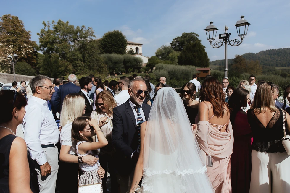 lancio del riso matrimonio Padova chiesa di San Martino