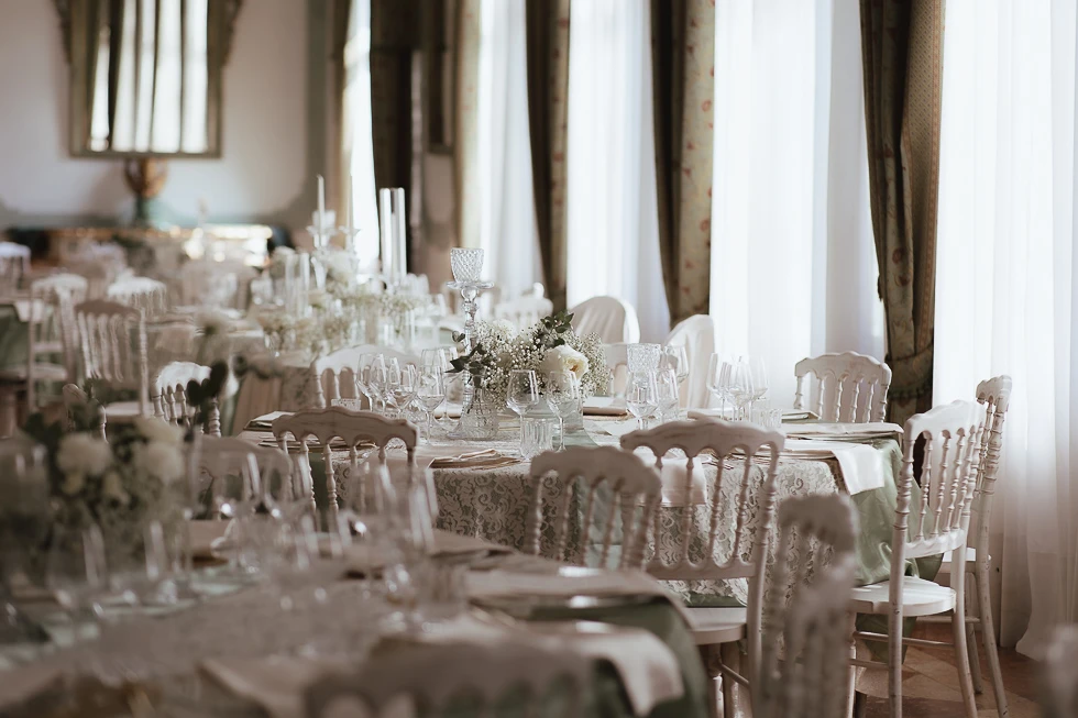 allestimenti matrimonio villa Cavalli - Padova