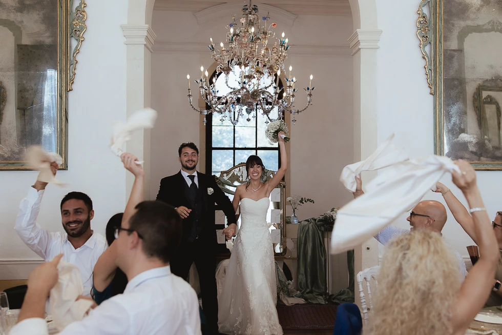 ricevimento salone di villa Cavalli - matrimonio