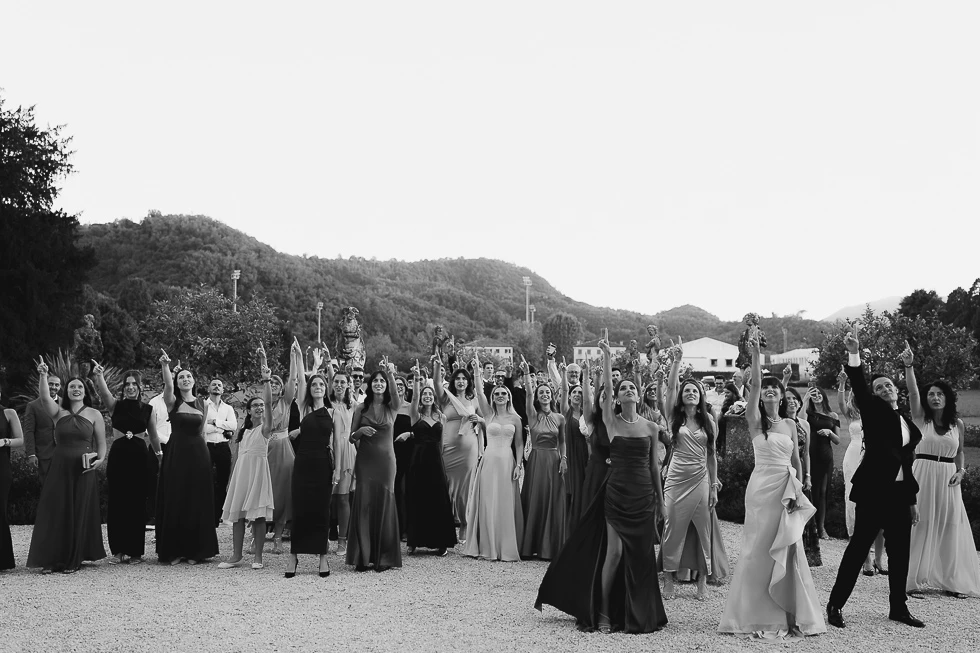 flash mob matrimonio villa Cavalli Padova
