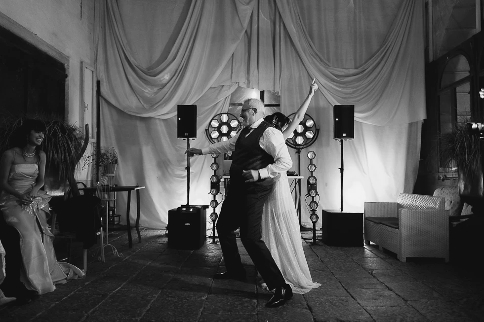 primo ballo sposa con il papà - villa Cavalli