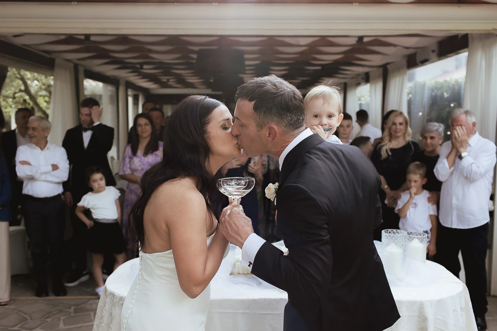 taglio della torta La Montanella di Arquà Petrarca