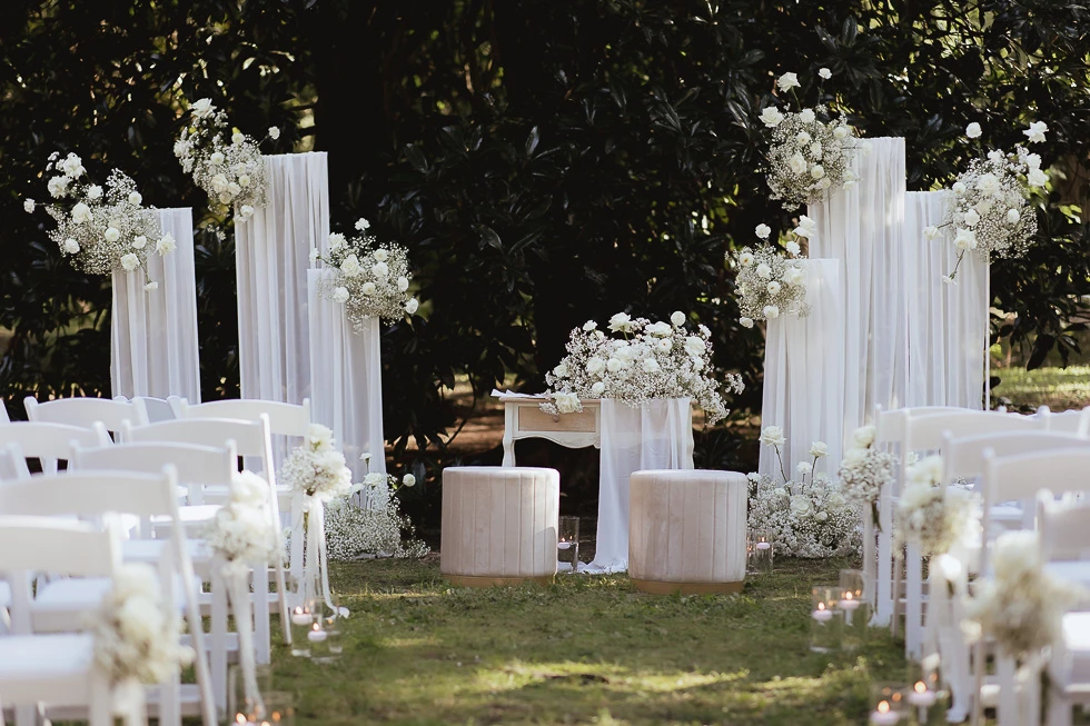 allestimenti floreali parco magnolie villa Selvatico