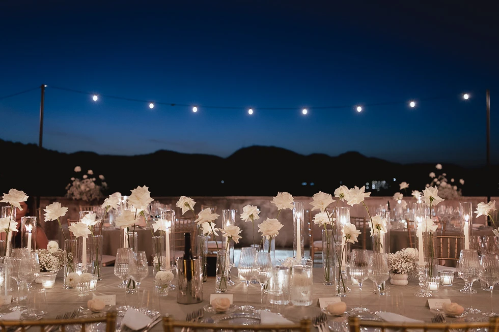 dettagli allestimenti matrimonio terrazza villa Selvatico